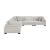 Tinley L-Shaped Microfiber 5‑Piece Modular Sectional
