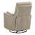 Tinley Microfiber Swivel Glider Reclining Chair with Pillows