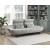 Quonsett Chenille Sofa with Power Adjustable Seat Depth & Manual Adjustable Headrests