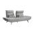 Quonsett Chenille Sofa with Power Adjustable Seat Depth & Manual Adjustable Headrests