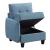 Garren Polyester Modular Loveseat