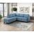 Garren L-Shaped Polyester 5‑Piece Modular Sectional with Storage