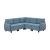 Garren L-Shaped Polyester 5‑Piece Modular Sectional with Storage