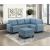 Garren Polyester Modular Loveseat