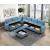 Garren Polyester Modular Loveseat