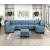 Garren Polyester Modular Loveseat