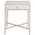 Love Joy Bliss Wood/Metal End Table w/Drawer