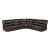 Dyersburg Leatherette Power Reclining Sectional