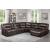 Dyersburg Leatherette Power Reclining Sectional