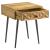 Ezra Rectangular 1-drawer Wood/ Metal Accent Cabinet
