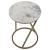 Malthe Round Accent Table with Marble Top