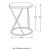 Malthe Round Accent Table with Marble Top