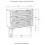 Zamora 3-drawer Wood/Cane Accent Cabinet
