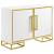 Elsa 2-door Wood Veneer Accent Cabinet with Adjustable Shelves