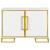 Elsa 2-door Wood Veneer Accent Cabinet with Adjustable Shelves