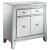 Arwen 2-drawer Mirrored Accent Cabinet with LED Lighting
