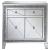 Arwen 2-drawer Mirrored Accent Cabinet with LED Lighting