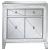 Arwen 2-drawer Mirrored Accent Cabinet with LED Lighting