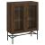 Bonilla 2-door Wood Veneer Accent Cabinet with Glass Shelves