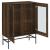 Bonilla 2-door Wood Veneer Accent Cabinet with Glass Shelves