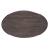 Modern View Oval MDF/Metal Cocktail Table