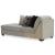 Megginson 2-Piece Polyester Sectional w/RAF Sofa Chaise