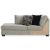 Megginson 2-Piece Polyester Sectional w/RAF Sofa Chaise
