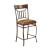 Tavio Fabric/Metal Counter Chair, Composition 1