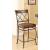 Tavio Fabric/Metal Counter Chair, Composition 5