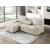 Gallatin Boucle/Corduroy 2‑Piece Sectional with Left Chaise & Pull‑out Bed