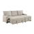 Gallatin Boucle/Corduroy 2‑Piece Sectional with Right Chaise & Pull‑out Bed