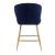 Rizgek Fabric/Metal Counter Chair
