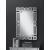 Jackie Interlocking Wall Mirror with Iridescent Panels and Beads