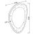 Mirage Acrylic Crystals Inlay Wall Mirror with LED Lights