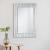 Aideen Rectangular Wall Mirror with Faux Crystals