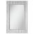 Aideen Rectangular Wall Mirror with Faux Crystals