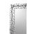Cecily Rectangular Leaves Frame Wall Mirror with Faux Crystal