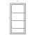 Oriel 3-Shelf Rectangle Wall Mirror