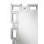 Tavin Geometric Frame Cheval Mirror