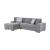 Raife Chenille 2-Piece Sectional Sofa with Left Chaise