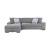 Raife Chenille 2-Piece Sectional Sofa Chaise