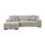 Raife Chenille 2-Piece Sectional Sofa Chaise