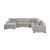 Raife U-Shaped Chenille 4-Piece Sectional