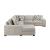 Raife U-Shaped Chenille 4-Piece Sectional with Left Chaise