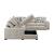 Raife U-Shaped Chenille 4-Piece Sectional with Left Chaise