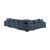 Raife U-Shaped Chenille 4-Piece Sectional with Right Chaise