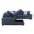 Raife U-Shaped Chenille 4-Piece Sectional with Left Chaise