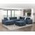 Raife Chenille 2-Piece Sectional Sofa Chaise