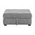 Raife Square Chenille Storage Ottoman