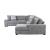 Raife U-Shaped Chenille 4-Piece Sectional